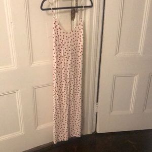 Red polka dot slinky reformation dress - size 6